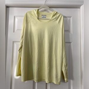 Columbia Omni-Shade Light Yellow Hoodie